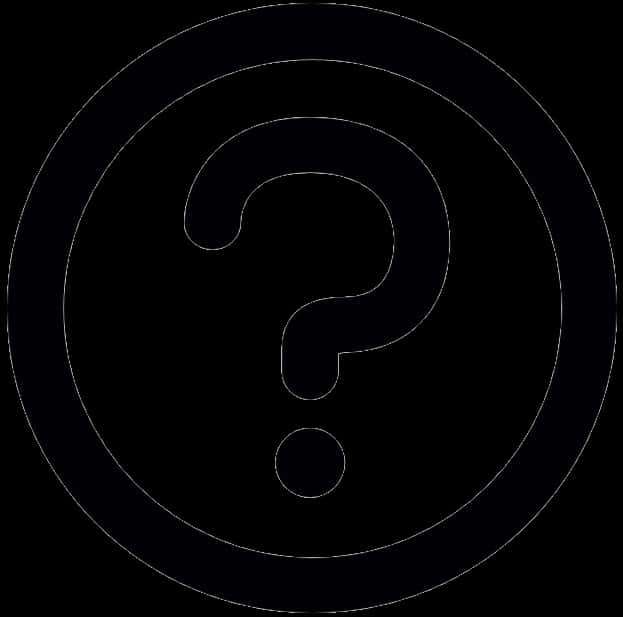 Black Question Mark Clipart PNG image