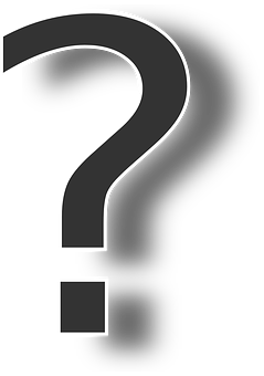 Black Question Mark PNG image