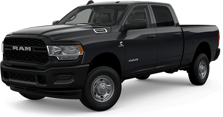 Black R A M1500 Pickup Truck PNG image