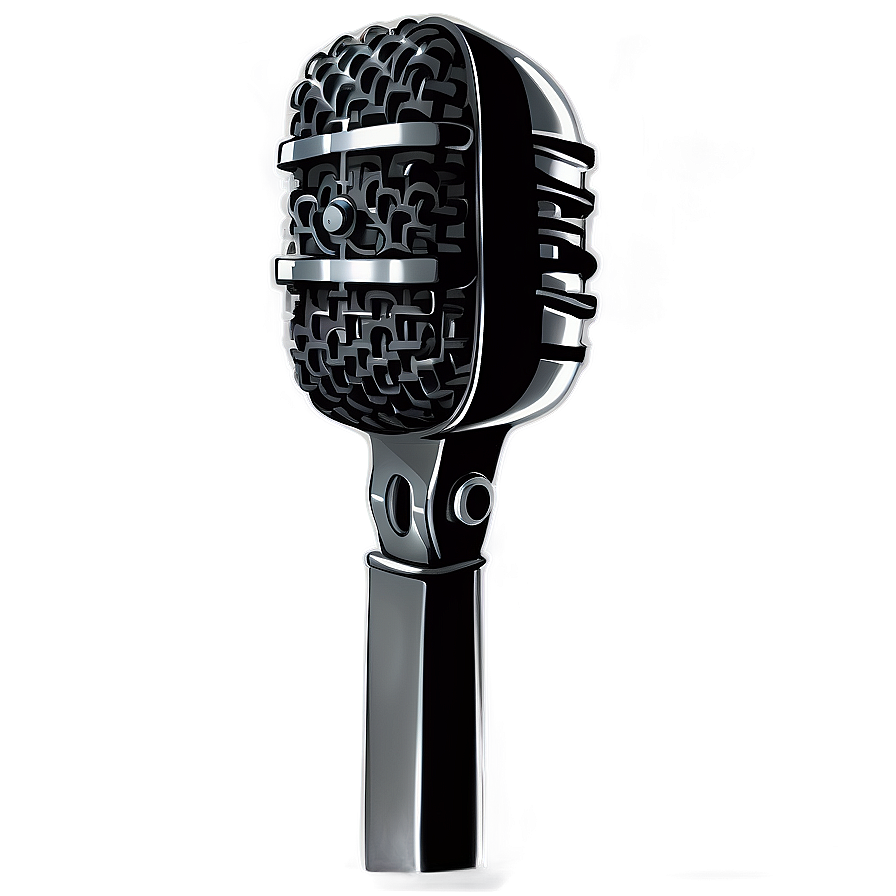 Black Radio Microphone Png Gxu PNG image