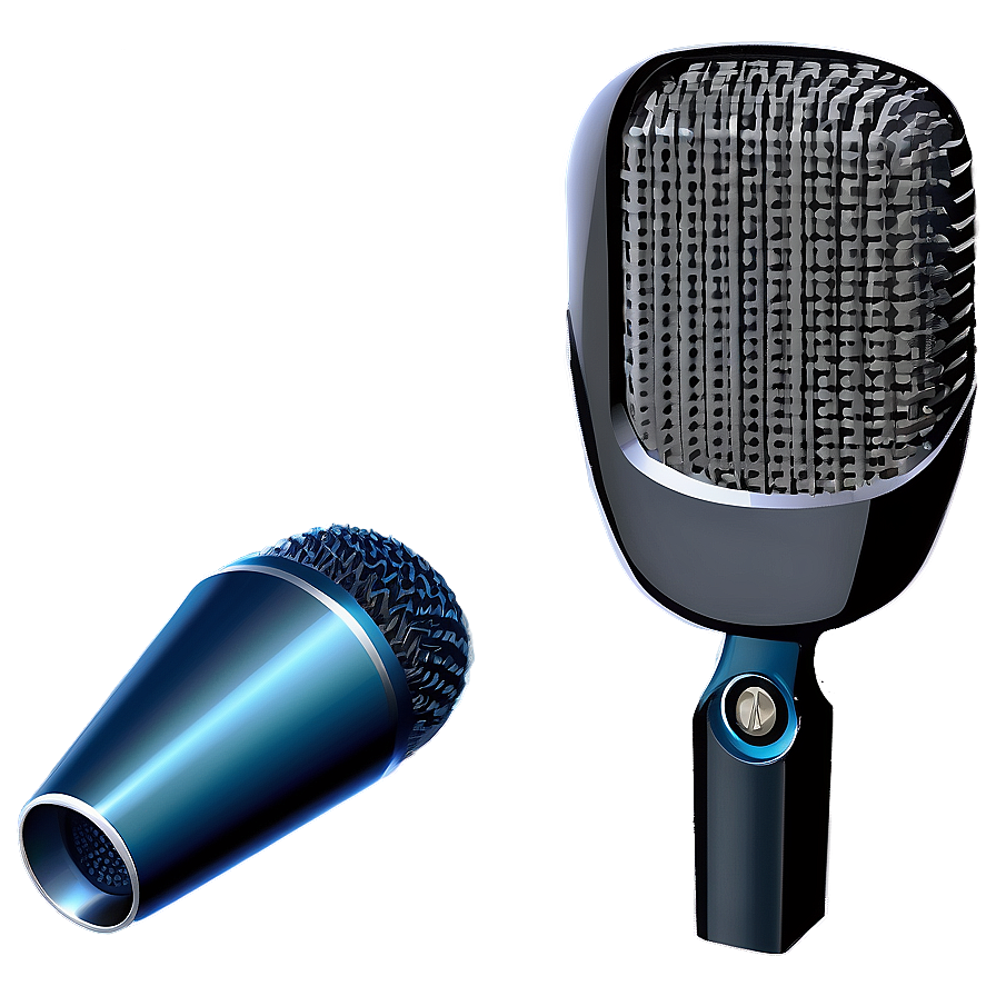 Black Radio Microphone Png Pal PNG image