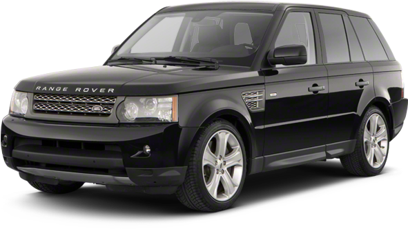 Black Range Rover Sport Side View PNG image