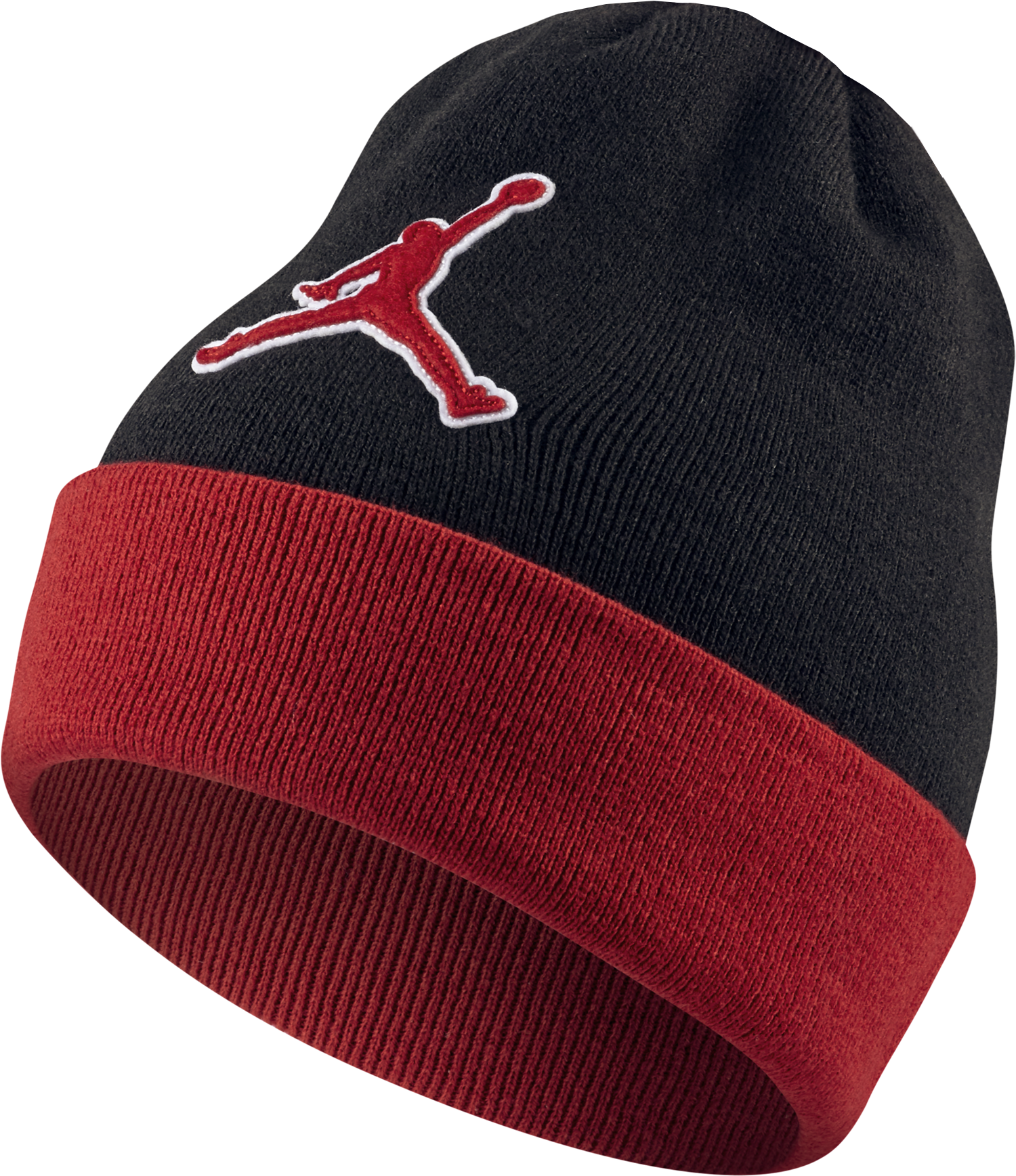 Black Red Beaniewith Logo PNG image