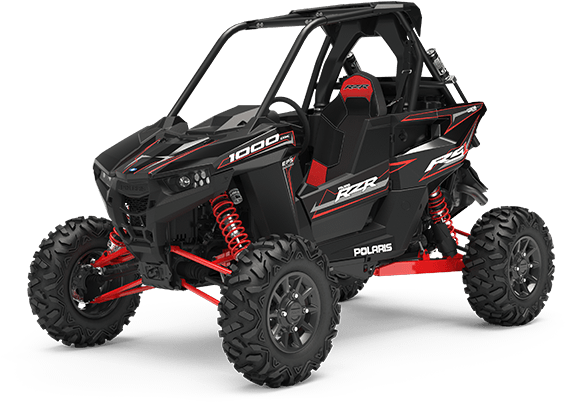 Black Red Polaris R Z R A T V PNG image