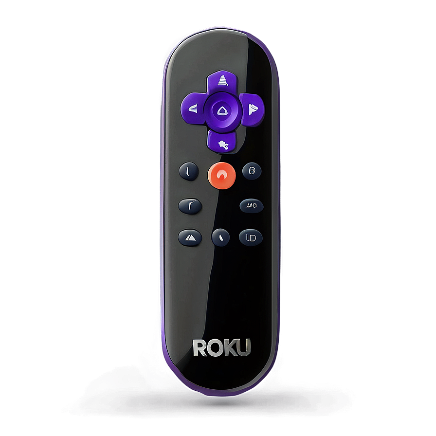 Black Roku Remote Png 36 PNG image