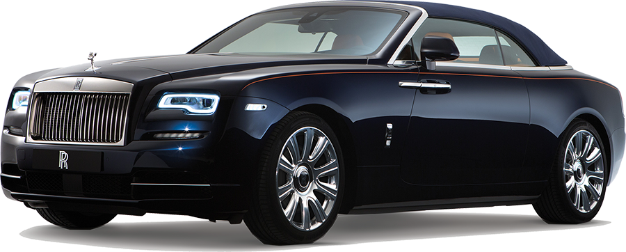 Black Rolls Royce Luxury Car PNG image