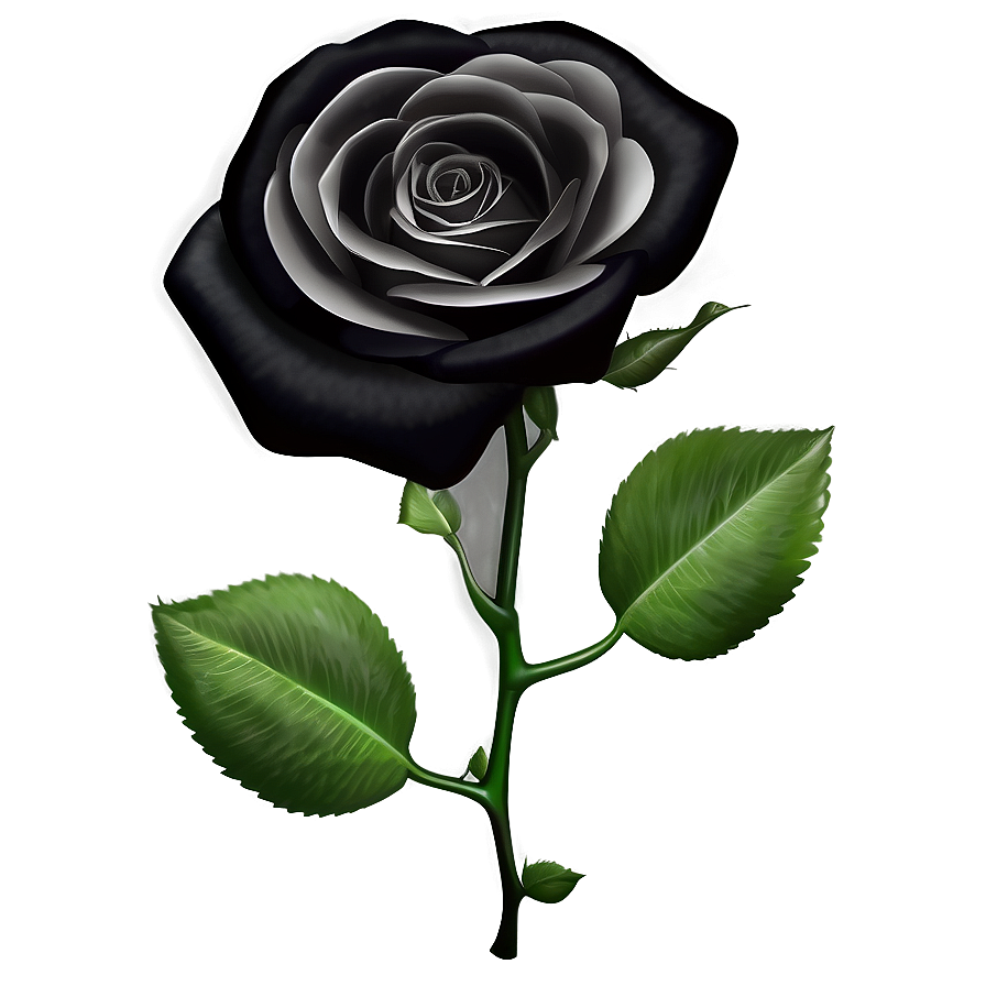 Black Rose Png 04292024 PNG image