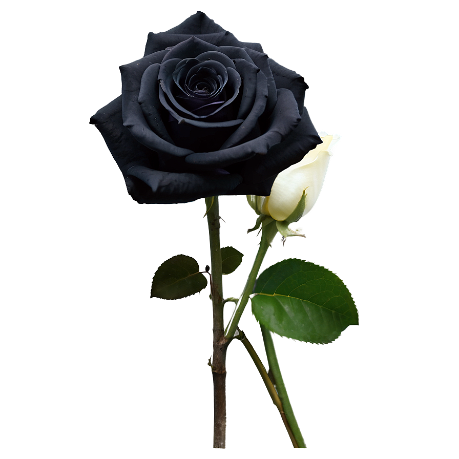 Black Roses For Funeral Png Qfi PNG image