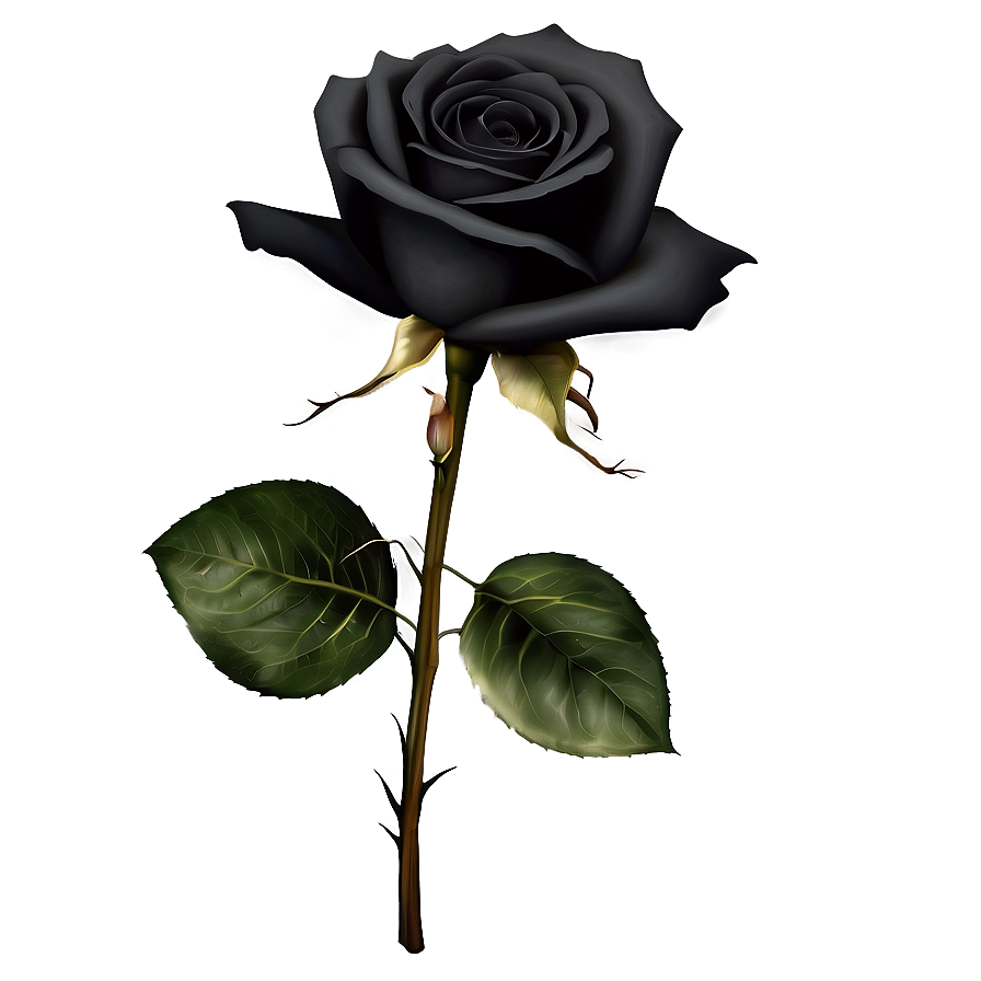 Black Roses Garden Png Ush37 PNG image