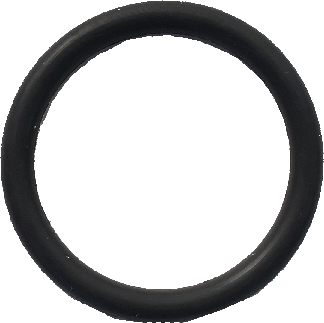 Black Rubber O Ring Seal PNG image