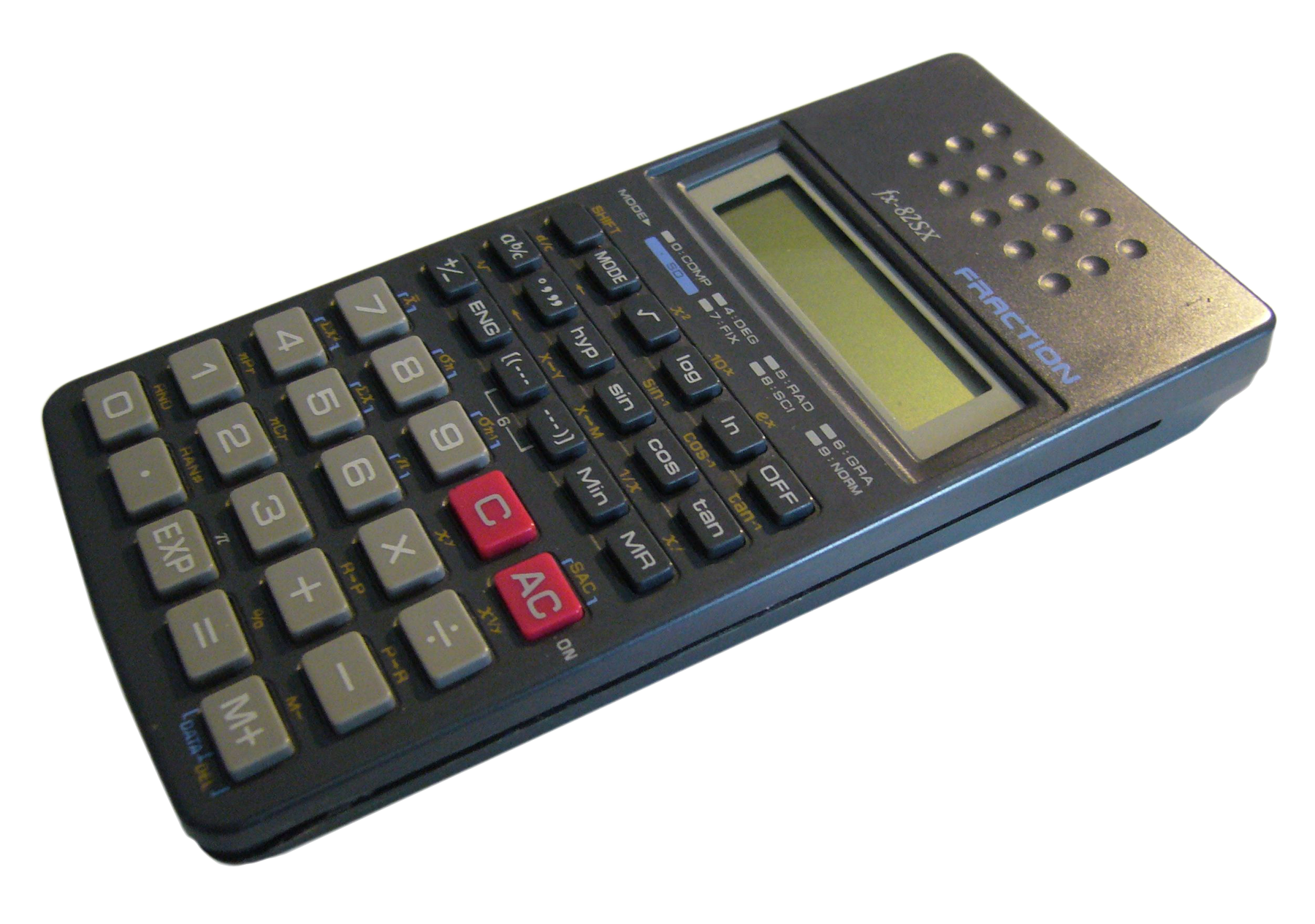 Black Scientific Calculator PNG image