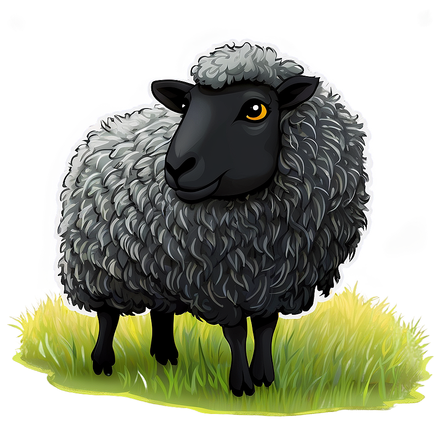 Black Sheep Clipart Png Lny65 PNG image