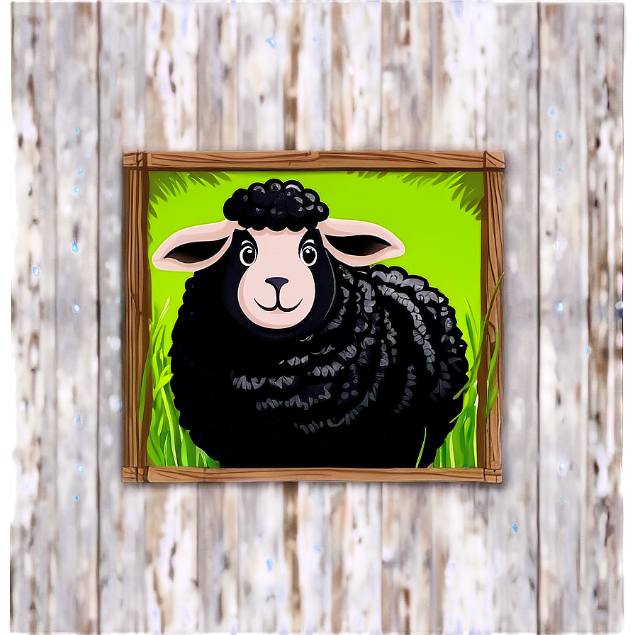 Black Sheep In Love Png Oyx77 PNG image