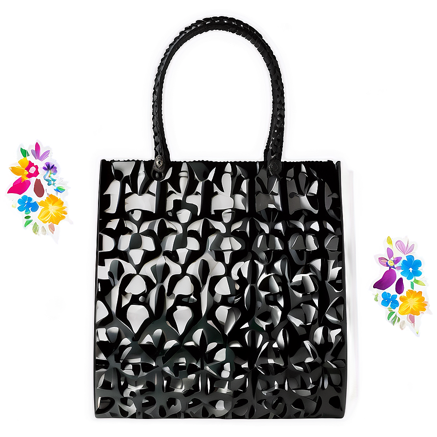 Black Shopping Bag Png Gwg76 PNG image