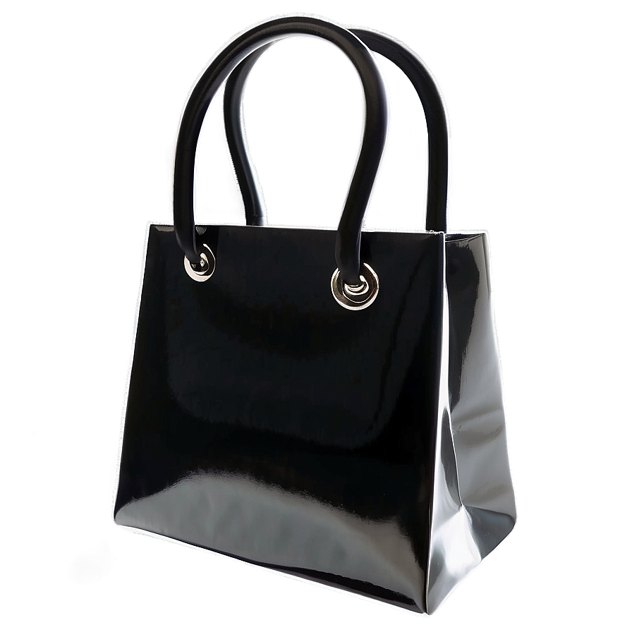 Black Shopping Bag Png Oee23 PNG image