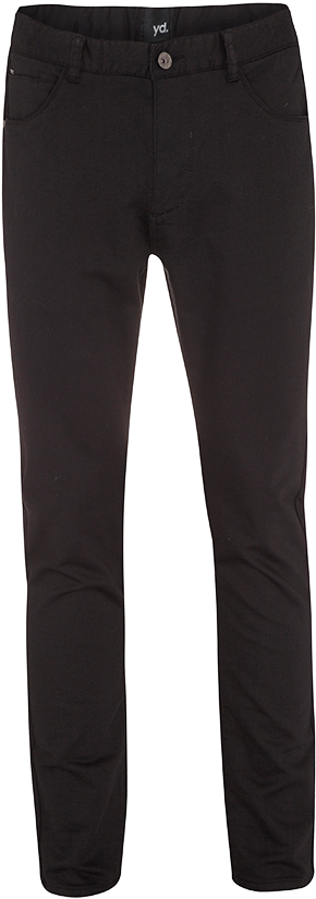 Black Slim Fit Pants PNG image