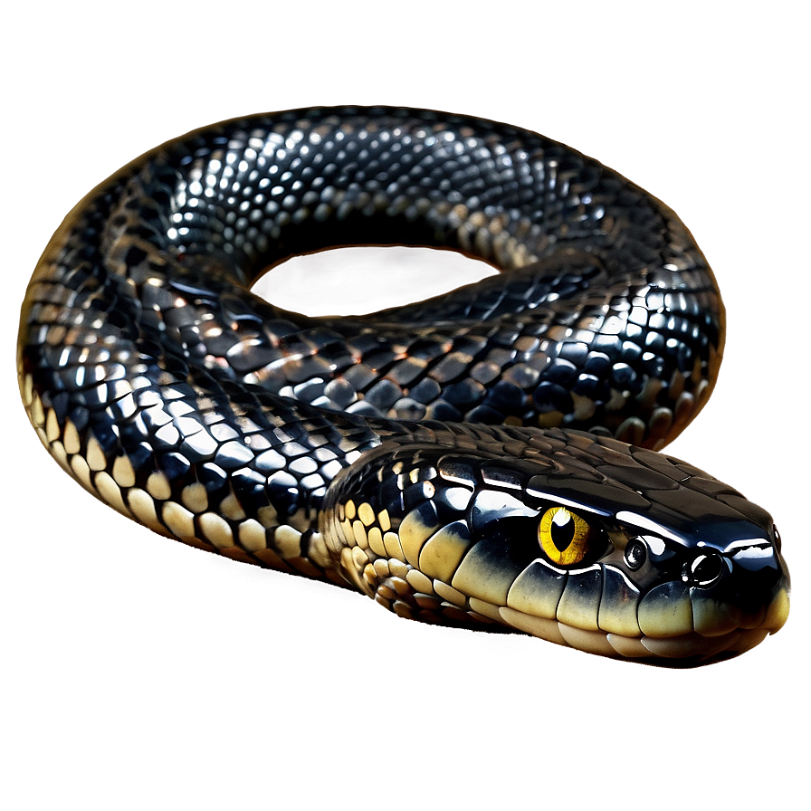 Black Snake A PNG image