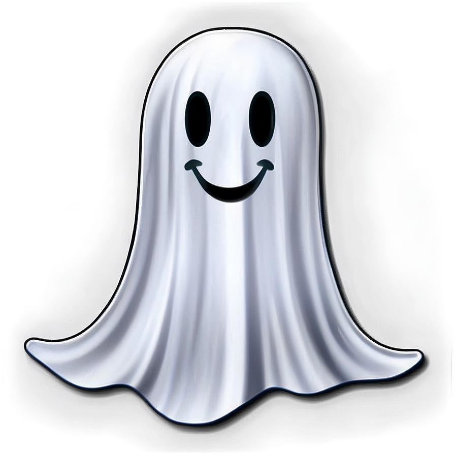 Black Snapchat Ghost Png 49 PNG image