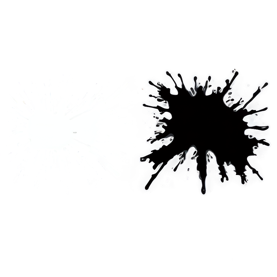 Black Splatter Graffiti Element Png Rex PNG image