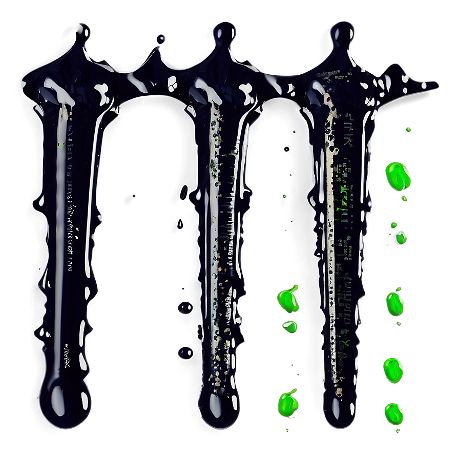 Black Splatter Paint Drip Png Csr69 PNG image