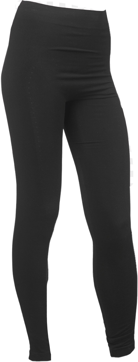 Black Sport Leggings Isolated PNG image