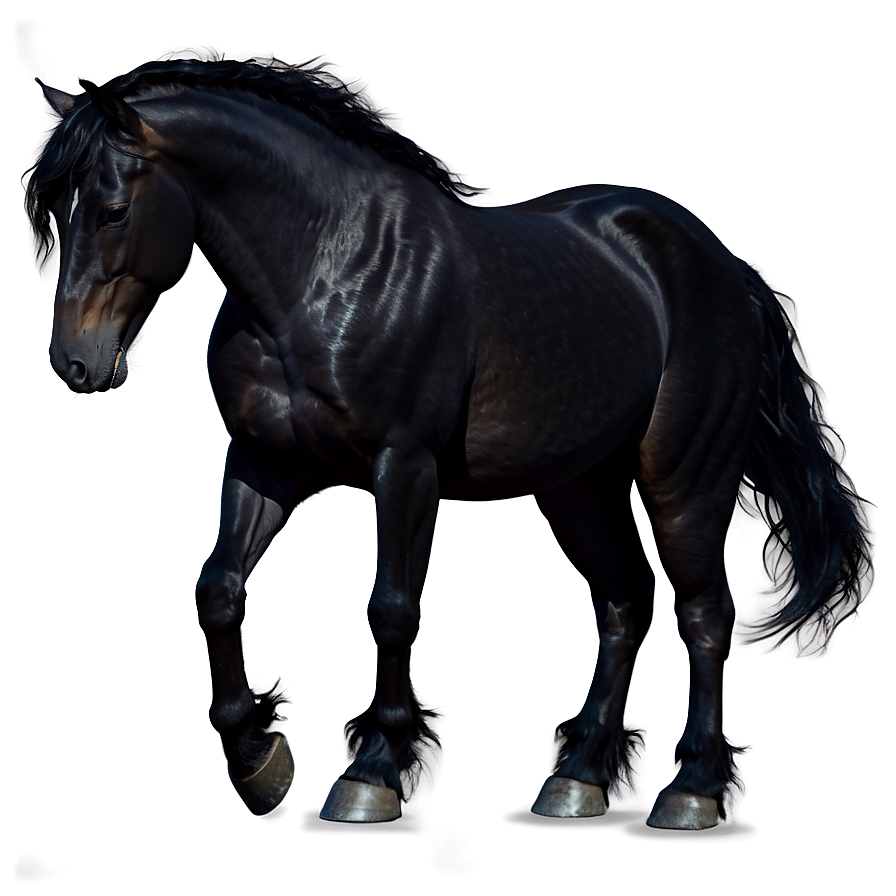 Black Stallion Horse Png Wmi2 PNG image