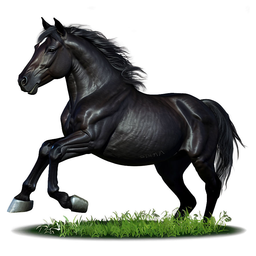 Black Stallion Horse Png Yqb96 PNG image