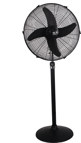 Black Standing Fan PNG image