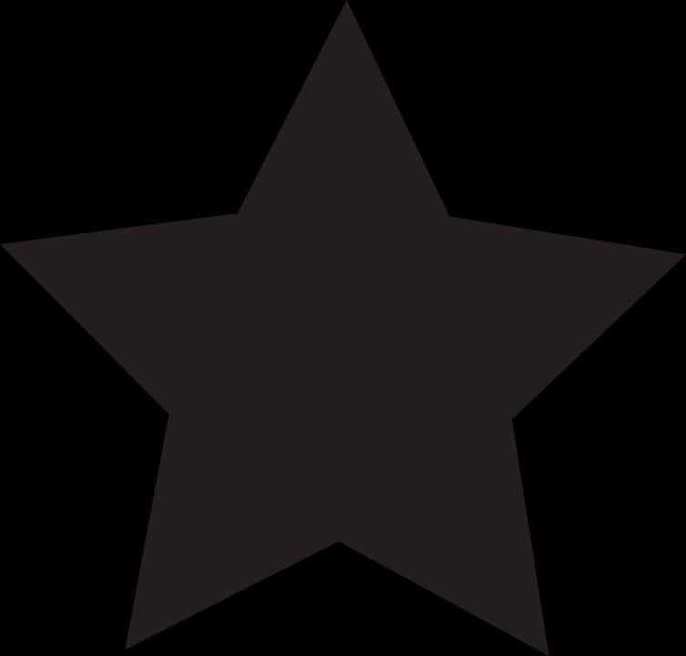 Black Star Graphic Element PNG image