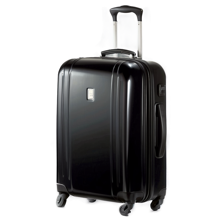 Black Suitcase Png 05252024 PNG image