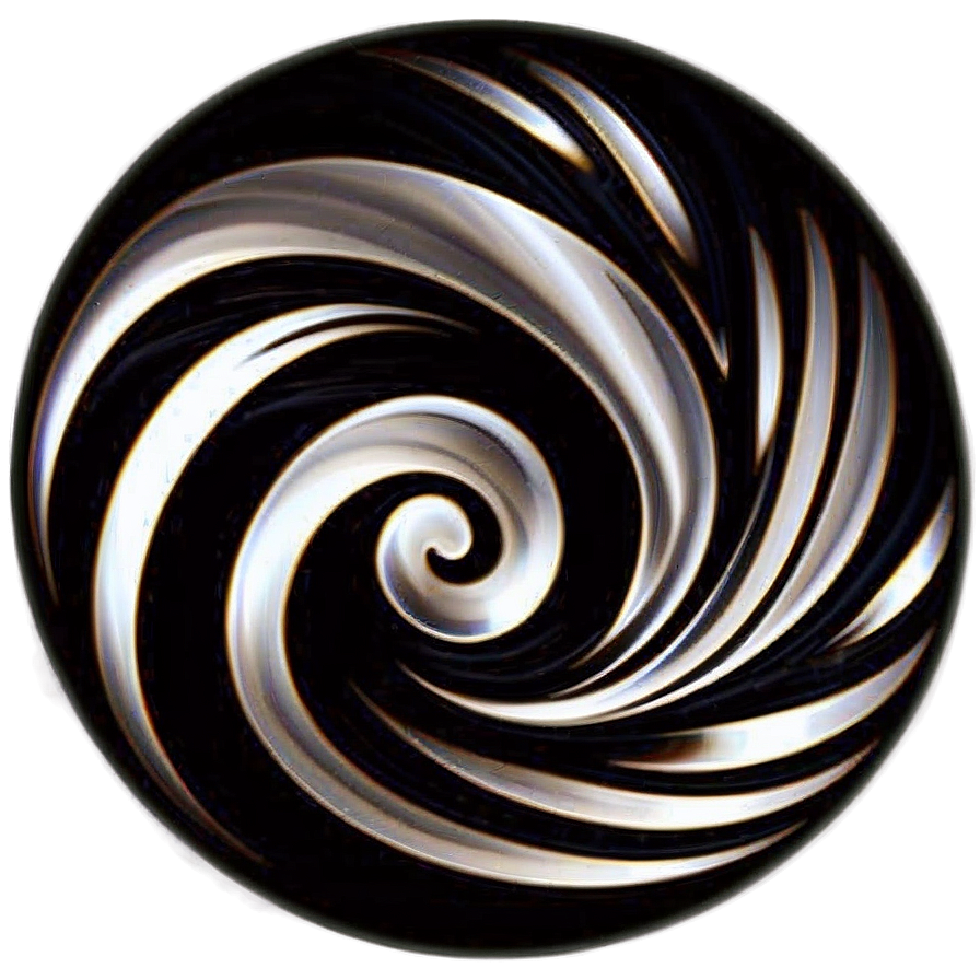 Black Swirl Decorative Element Png Jey PNG image