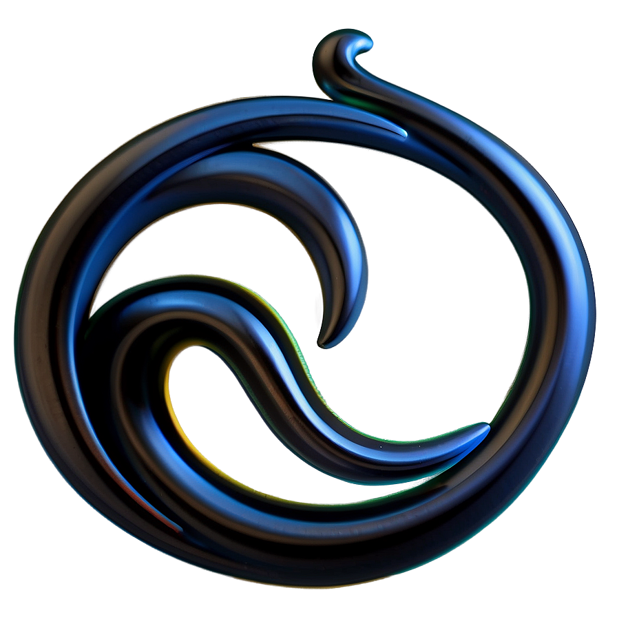 Black Swirl Detail Png Axt26 PNG image