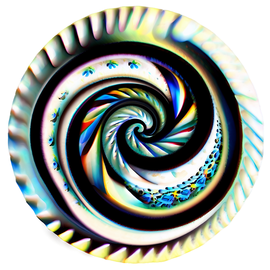 Black Swirl Mandala Png 59 PNG image