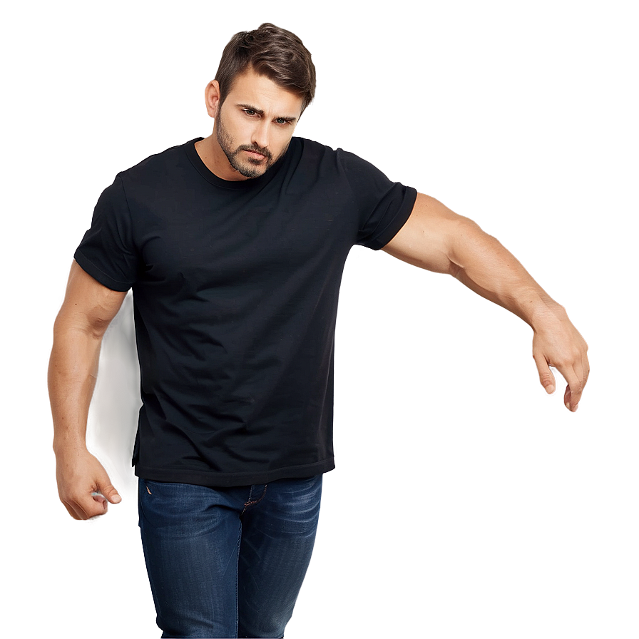 Black T Shirt Png Oto PNG image