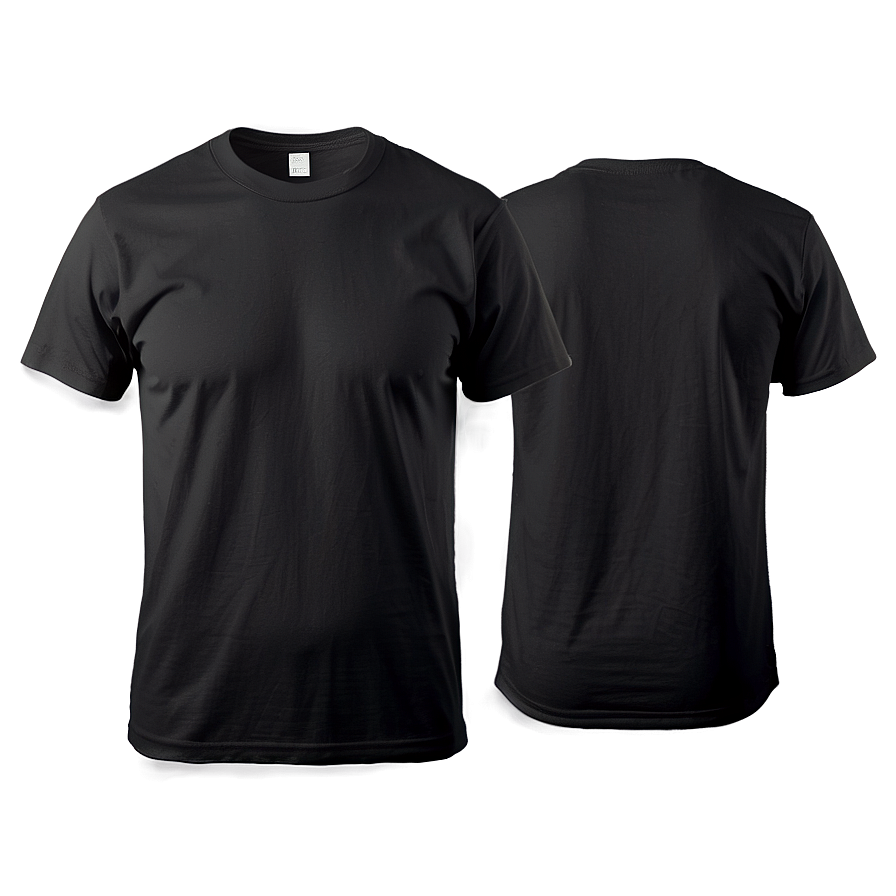 Black T Shirt Template Png Hfj PNG image