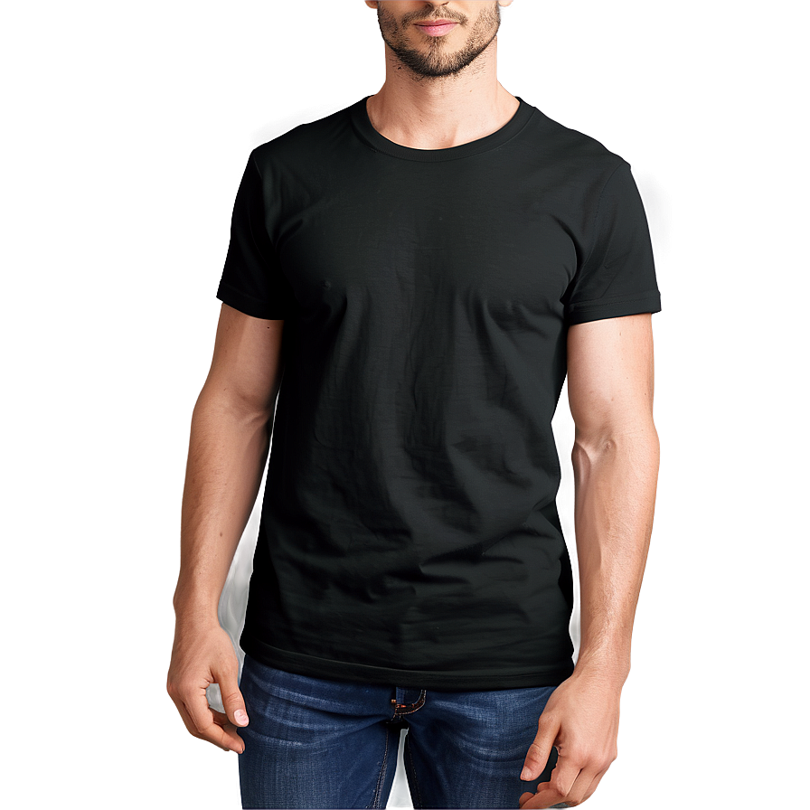 Black T Shirt Under Shirt Png 33 PNG image