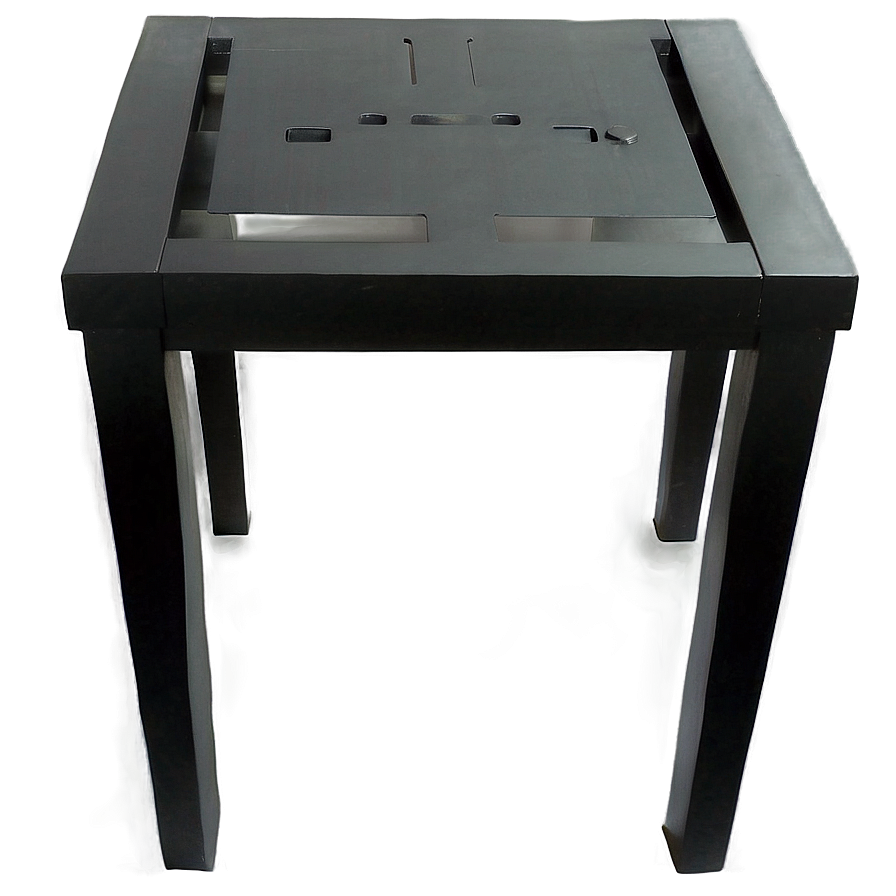 Black Table Design Png 06262024 PNG image