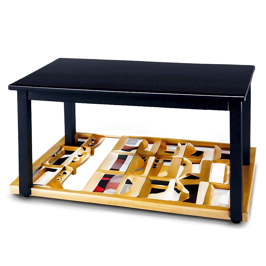 Black Table Design Png Cin PNG image