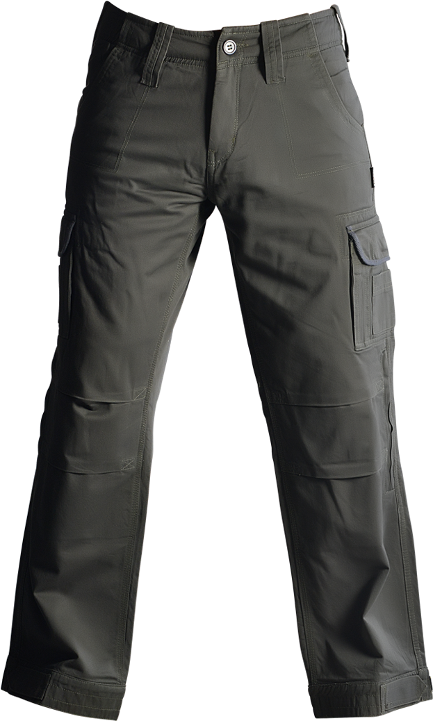 Black Tactical Cargo Pants PNG image