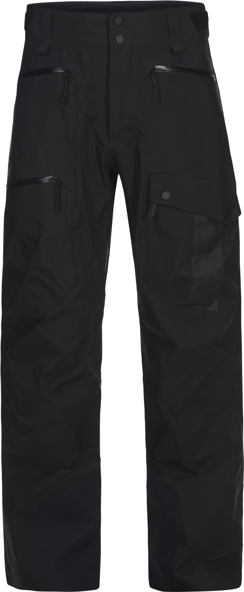 Black Tactical Cargo Pants PNG image