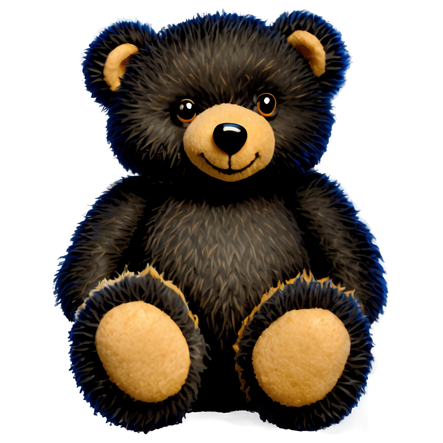 Black Teddy Bear Png Roo PNG image