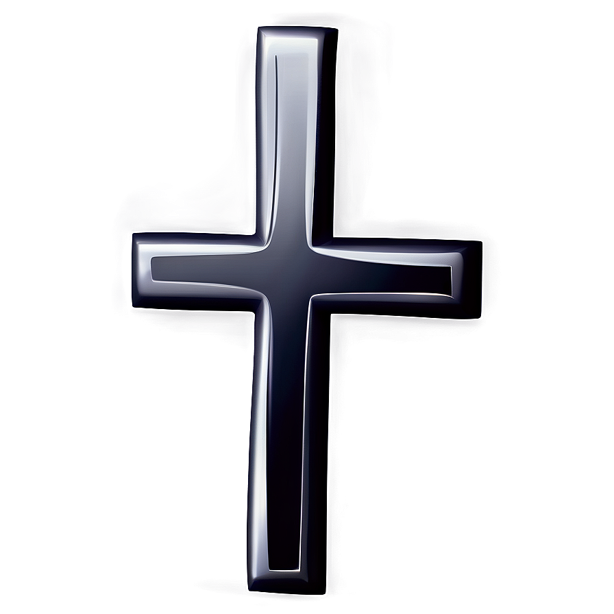 Black Thin Cross Icon Png Ctr PNG image