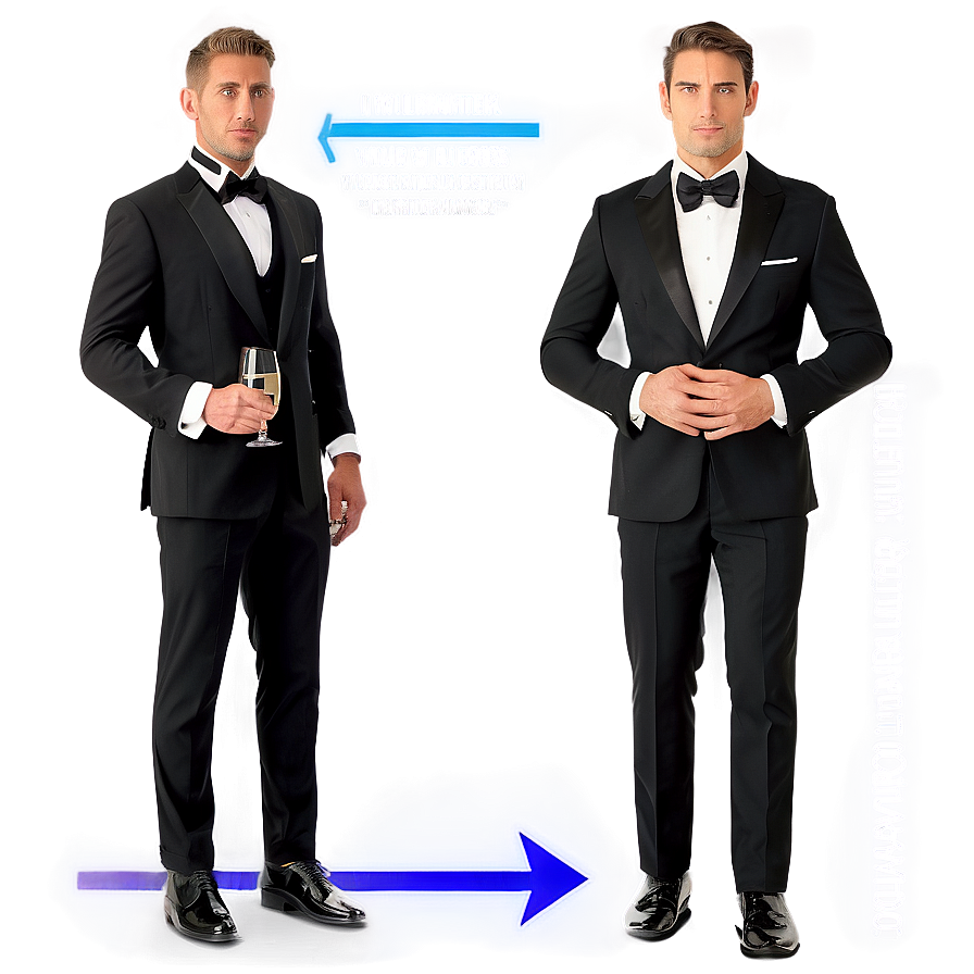 Black Tie Etiquette Guide Png 06212024 PNG image