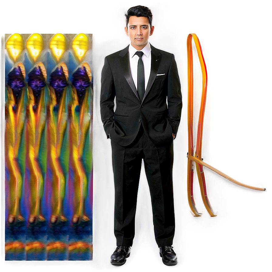 Black Tie Suit And Tie Png Gyw PNG image