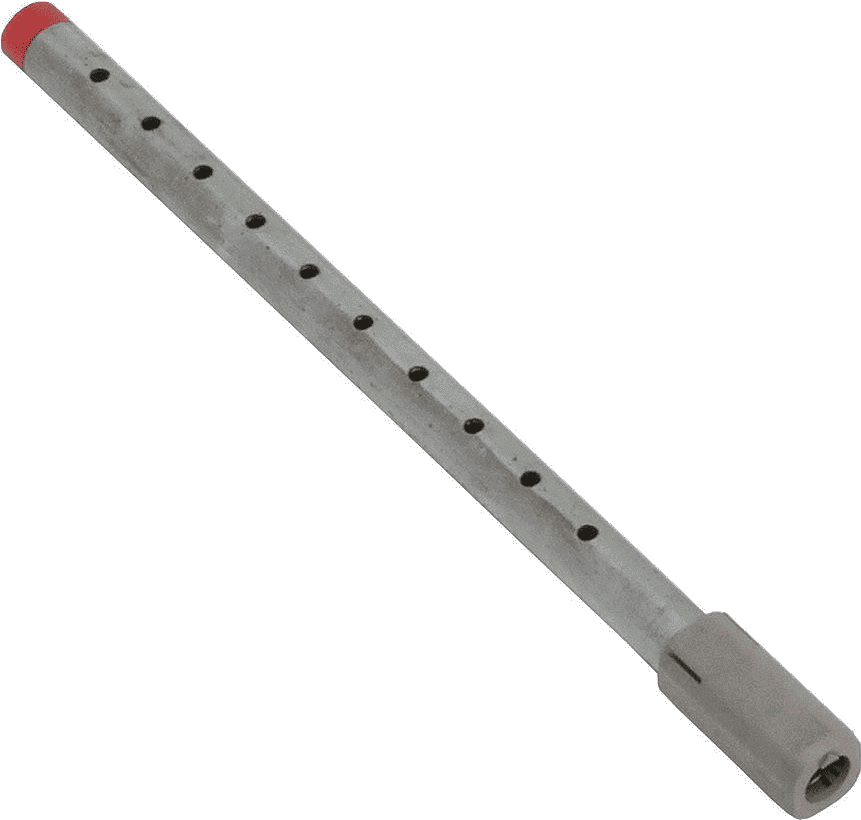 Black Tin Whistle Musical Instrument PNG image