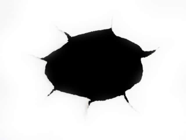 Black Torn Paper Texture PNG image