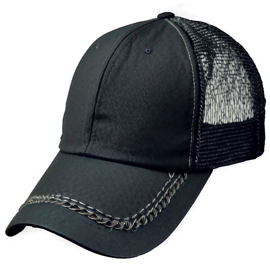 Black Trucker Hat For Women Png 06282024 PNG image