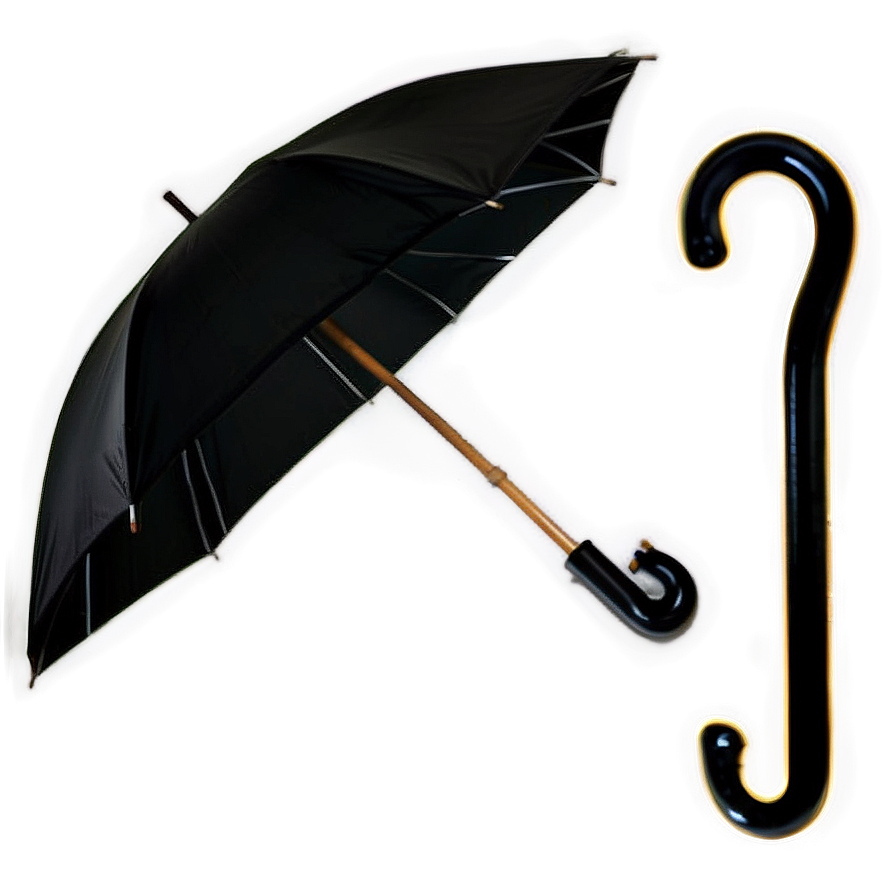 Black Umbrella Png 05232024 PNG image