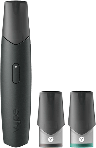 Black Vape Penand Pods PNG image