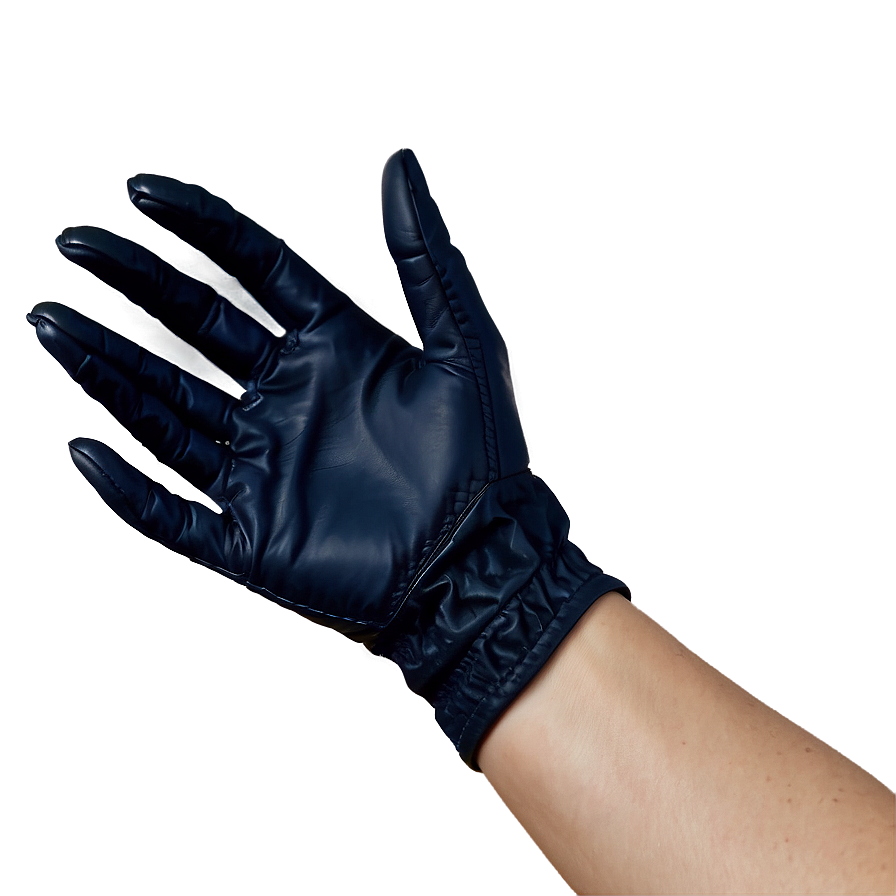 Black Vegan Leather Gloves Png Tnr PNG image